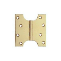 3'' Parliament Hinge Electroplated Brass Pair